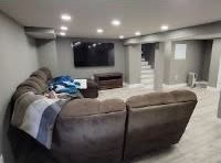 Finished basement photo from Mike Lopresti review